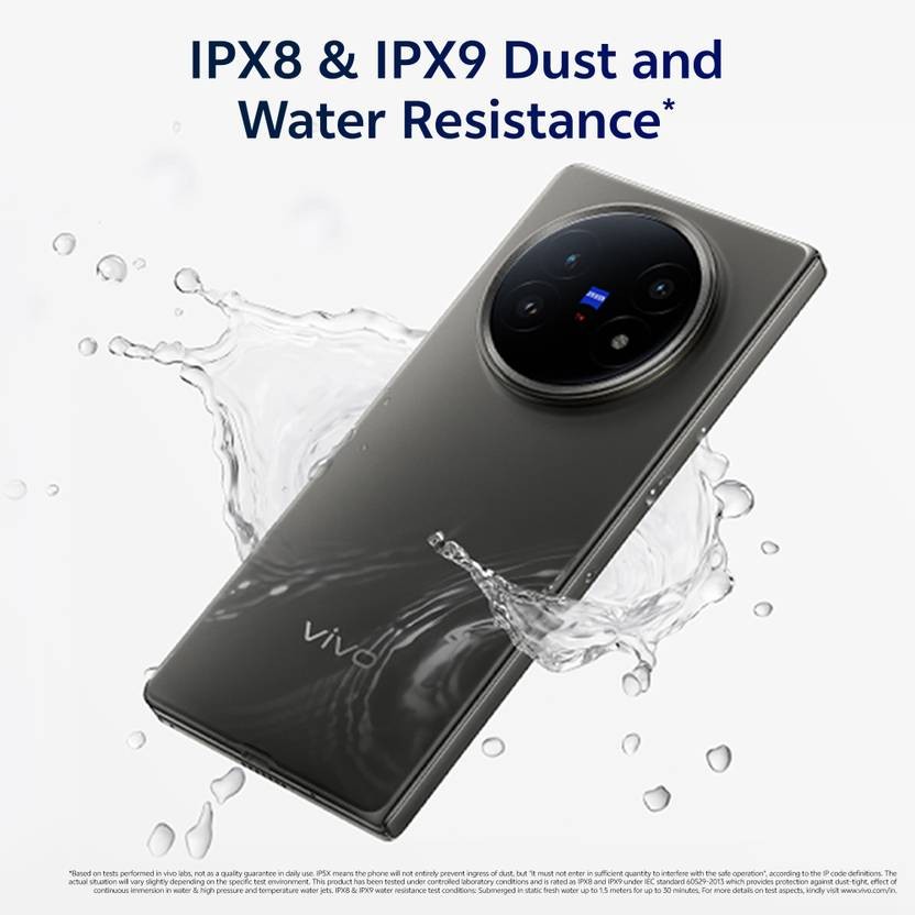 vivo X Fold5 5G (Gray,512GB 16GB RAM) 8 Gen 3 Processor NFC ESIM Global Version.