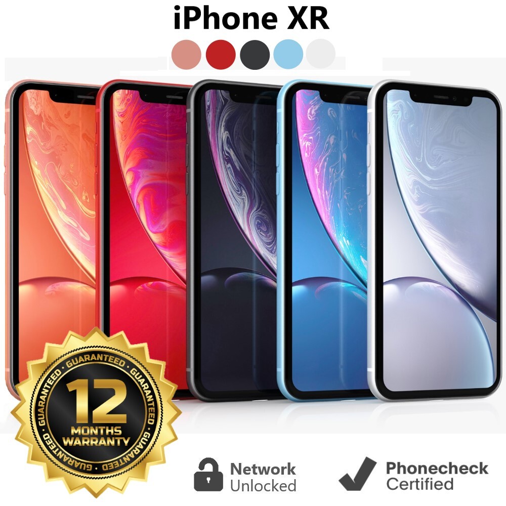 Apple iPhone XR – 64GB | 128GB – (Unlocked) A1984 (CDMA + GSM) – Excellent