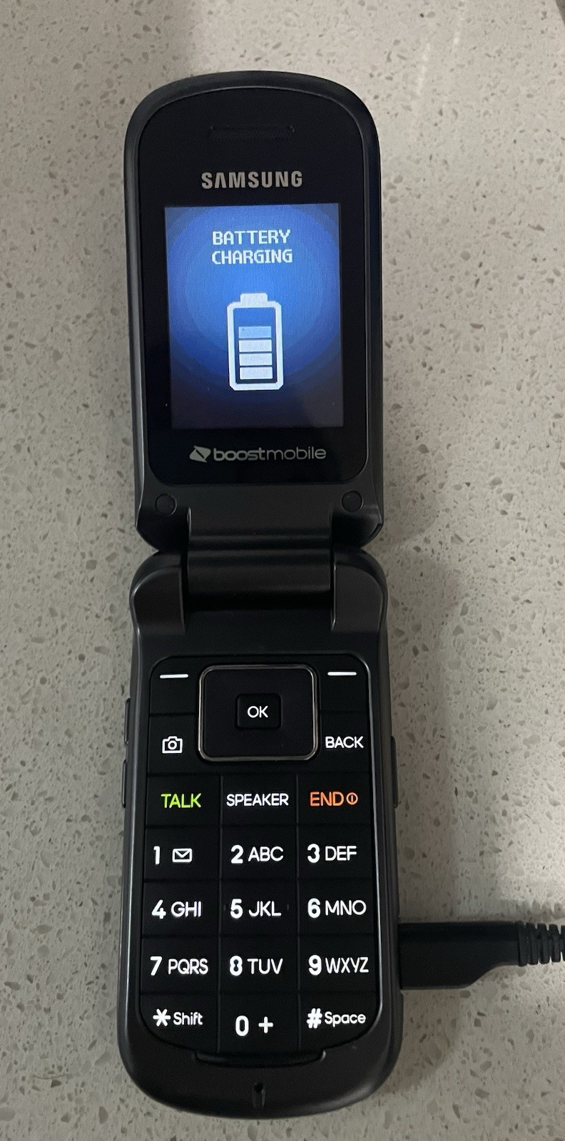 Samsung Factor SPH-M260 – Slate Gray ( Boost Mobile ) Rare CDMA Flip Phone
