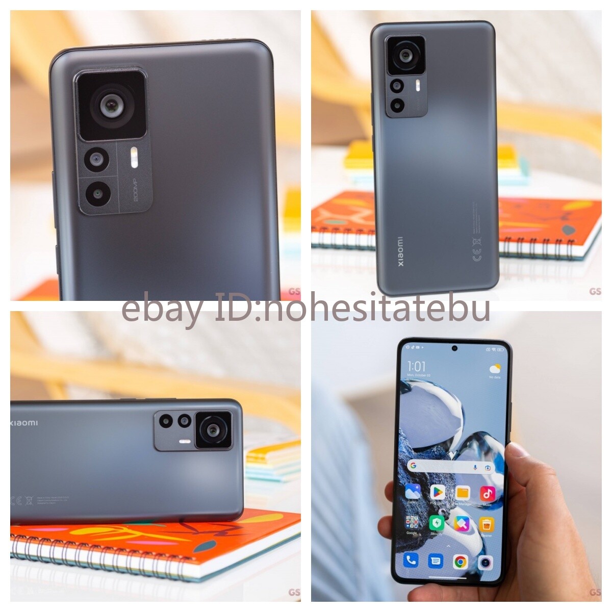 Unlocked Xiaomi 12T Pro 5G Dual SIM 12+256GB 200MP 6.67″ Original Phone 5000mAh