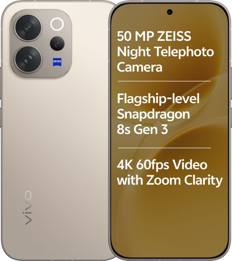 Vivo V70 Elite 5g 8GB 256GB Sand Beige 5G Dual SIM Global Version Unlocked NFC
