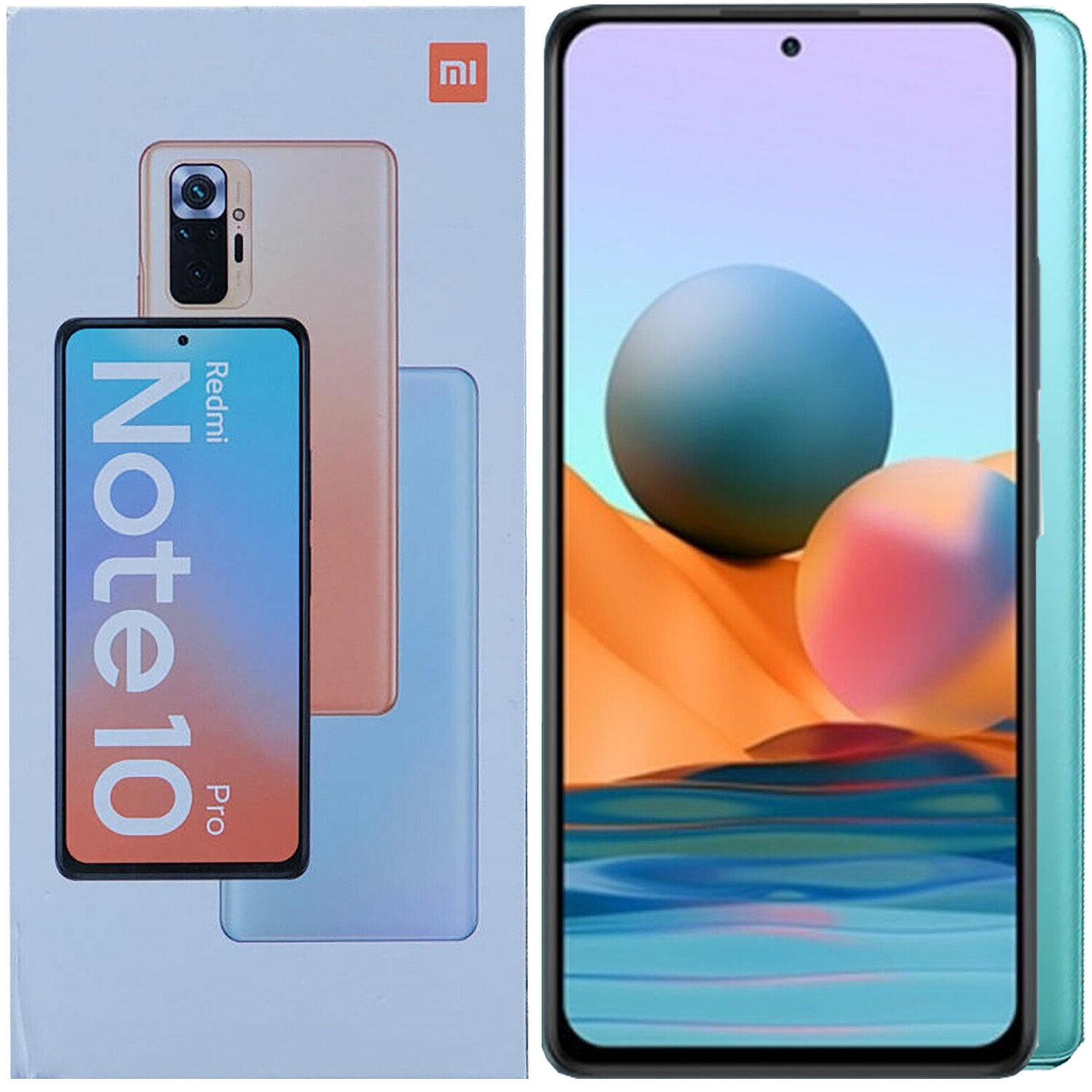 BNIB Xiaomi Redmi Note 10 Pro 4G Green 128GB + 6GB Dual-SIM Unlocked GSM