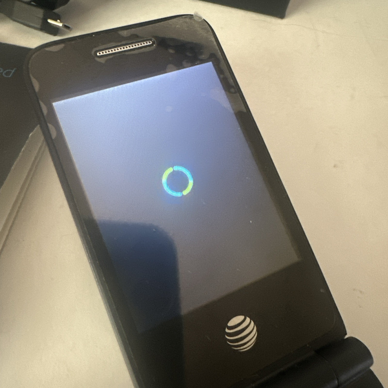 AT&T Cingular Flip IV U102 AA Powers On W/box Barely Used See Pics Read
