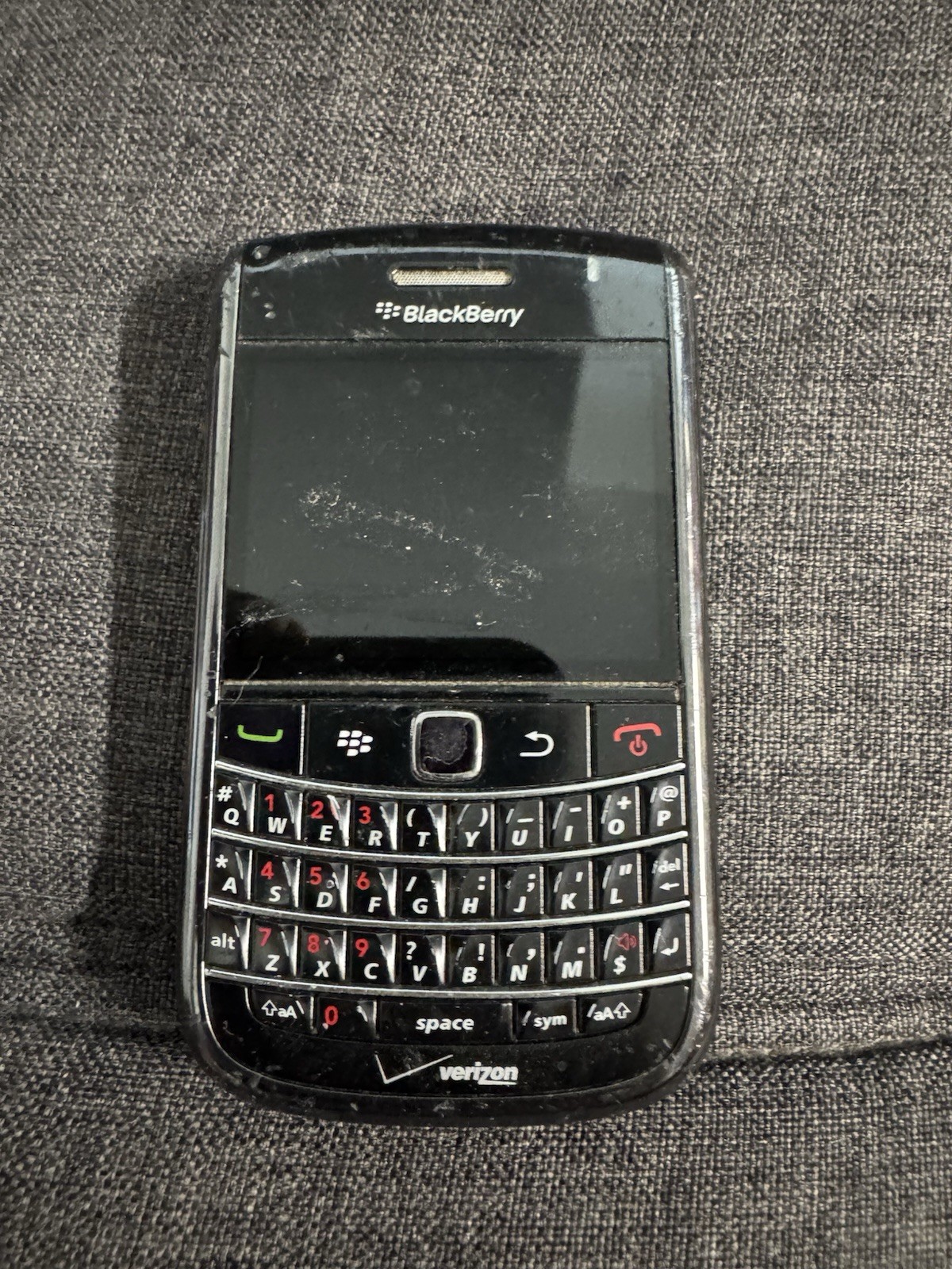 Blackberry Bold 9780 512MB Black white GPS GSM 3G QWERTY Smartphone Untested