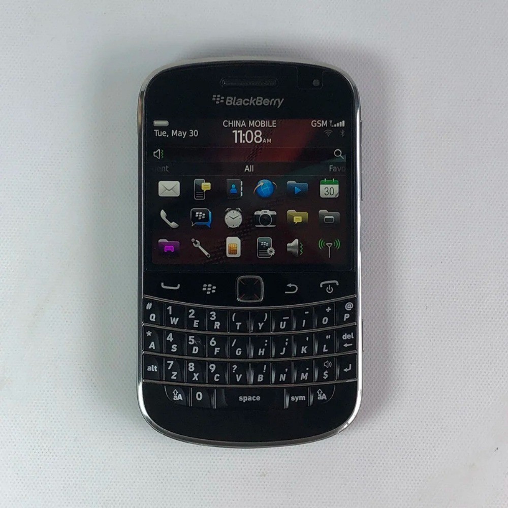 Original BlackBerry Bold 9900 (Unlocked) WiFi 5MP Camera 8GB Touchscreen Phone