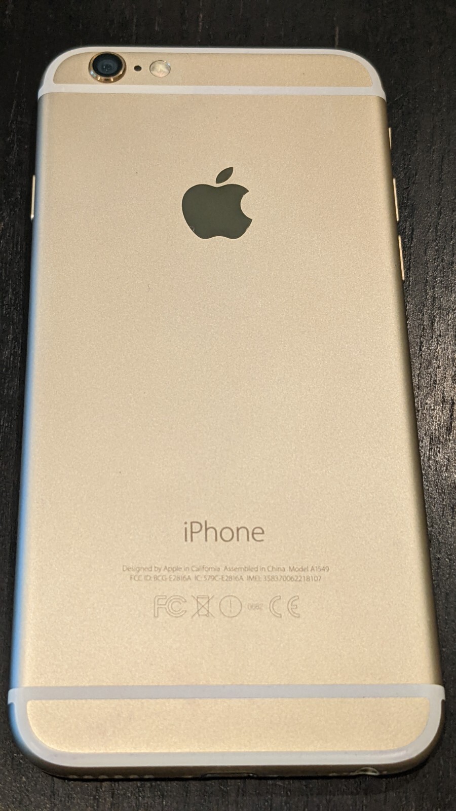 Apple iPhone 6 – 16GB – Gold (Sprint) A1549 (CDMA + GSM)