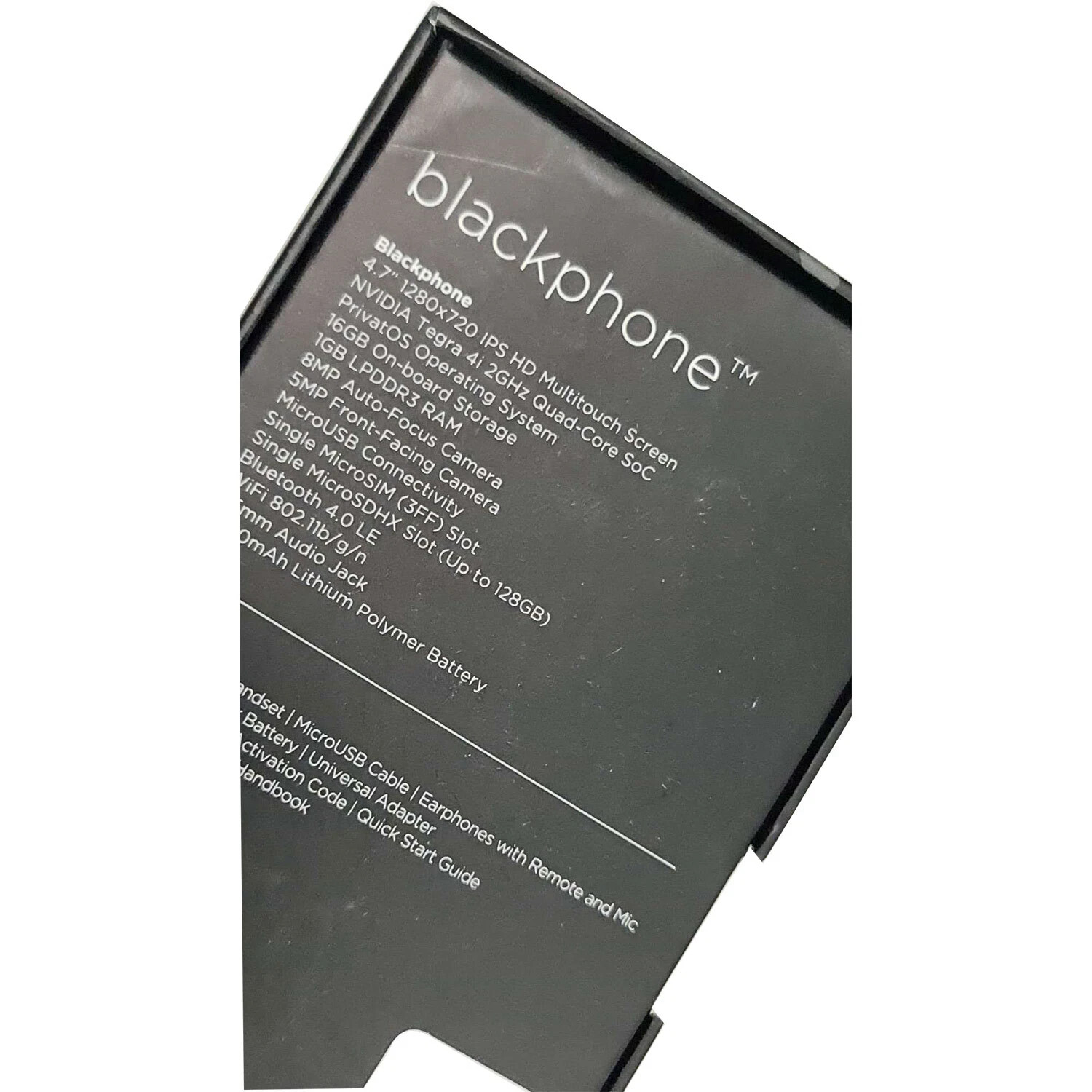 BNIB Silent Circle Blackphone BP1 4G Black 16GB + 1GB Single-SIM Unlocked GSM