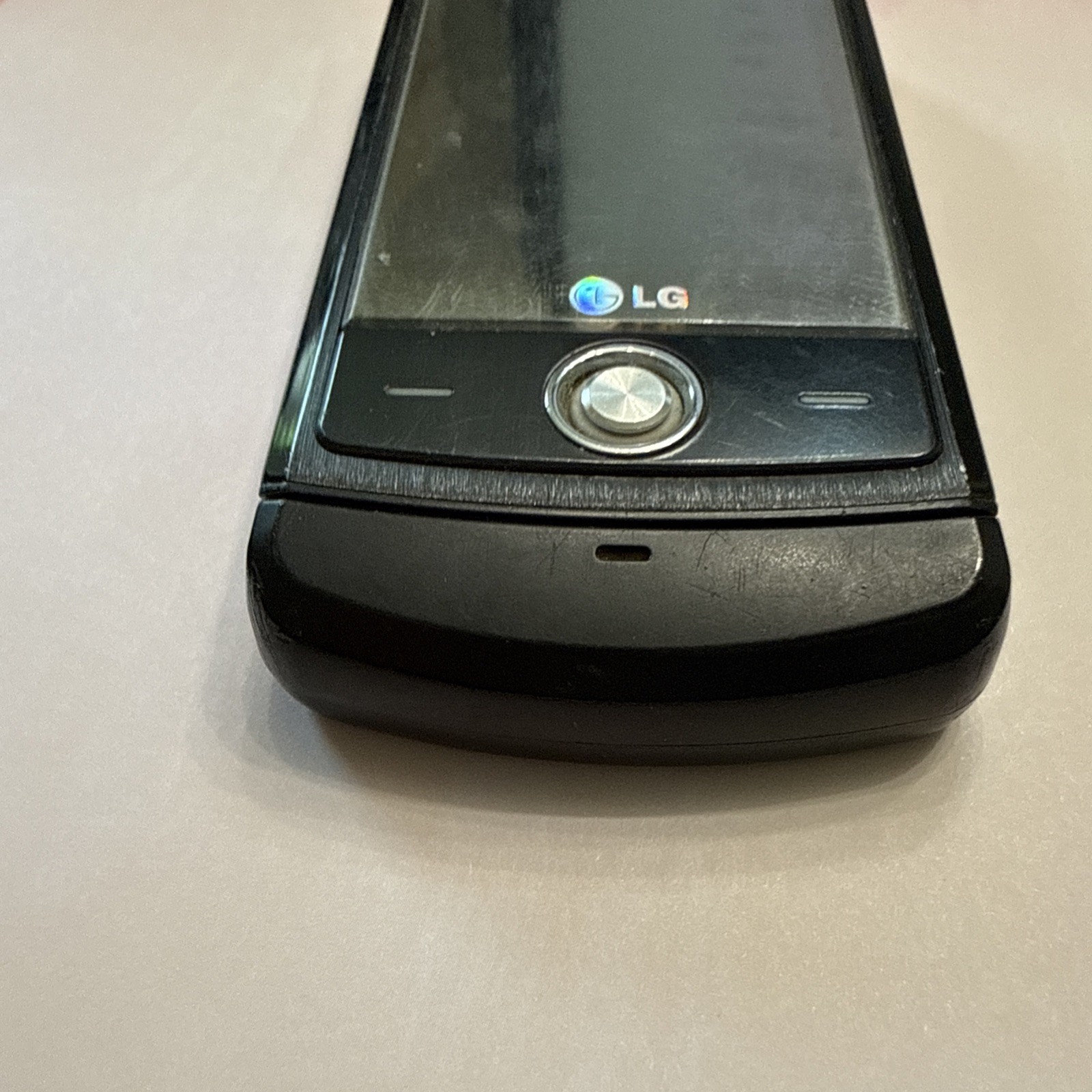LG Shine CU720 Slider Cell Phone Black Branded AT&T – Untested
