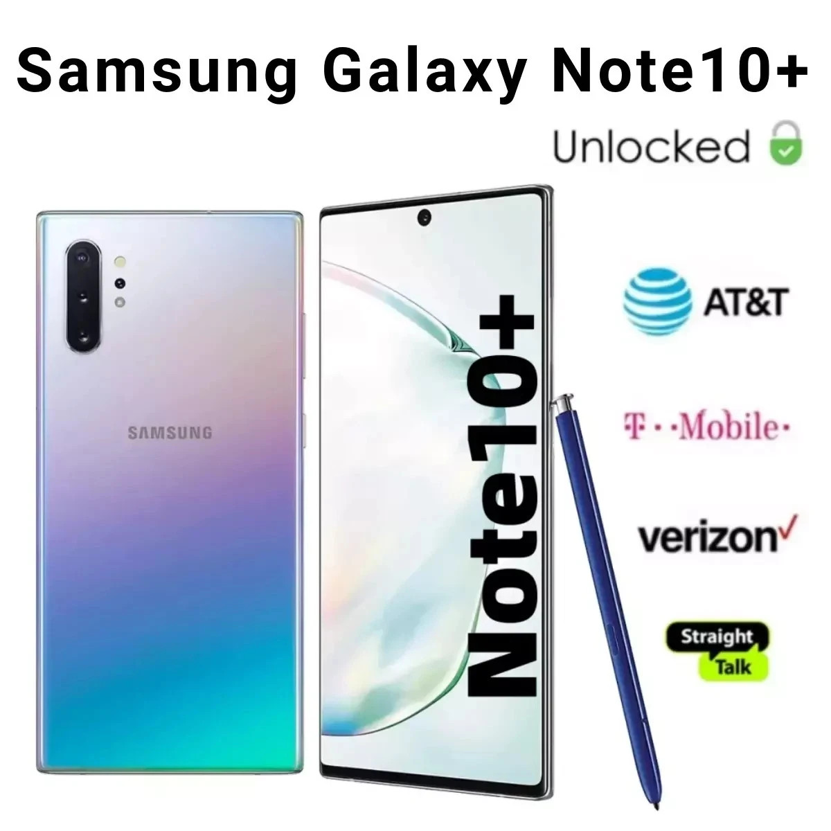 NEW Sealed Samsung Galaxy Note 10+ Plus 256GB SM-N975U1 Smartphone Unlocked