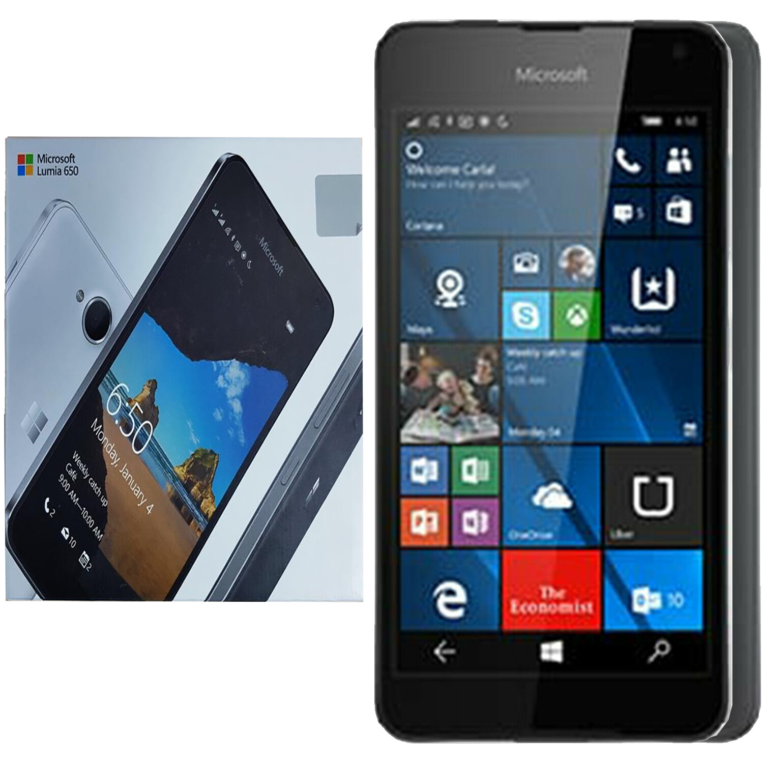 BNIB Microsoft Lumia 650 RM-1152 Single-SIM Black 16GB Factory Unlocked 4G GSM