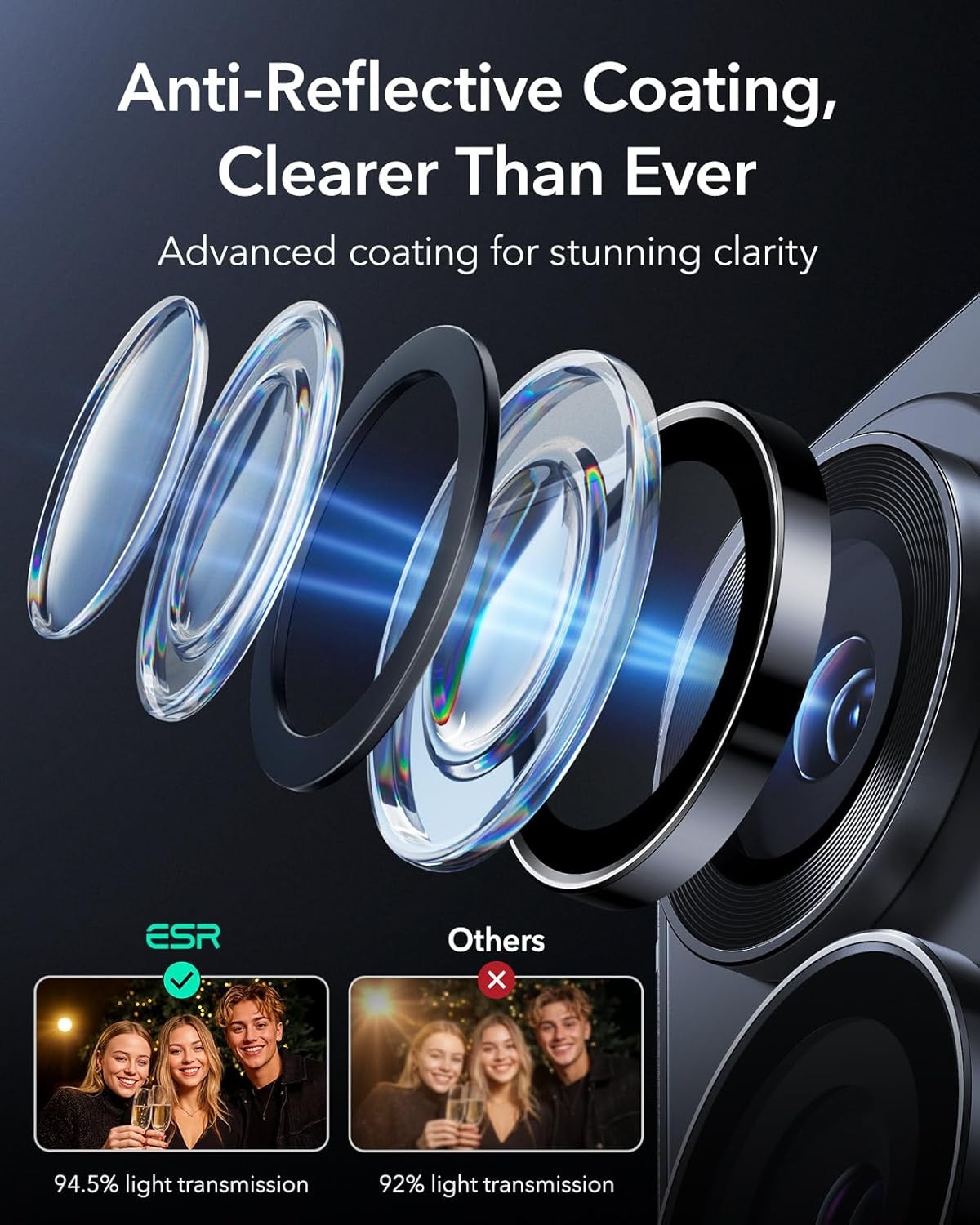 Camera Lens Protector for Samsung Galaxy S24 Ultra, Scratch-Resistant, Case Frie