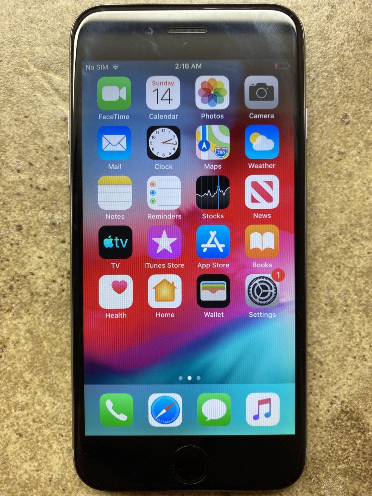 Apple iPhone 6 A1549 ATT Silver- 64GB WORKS GREAT!