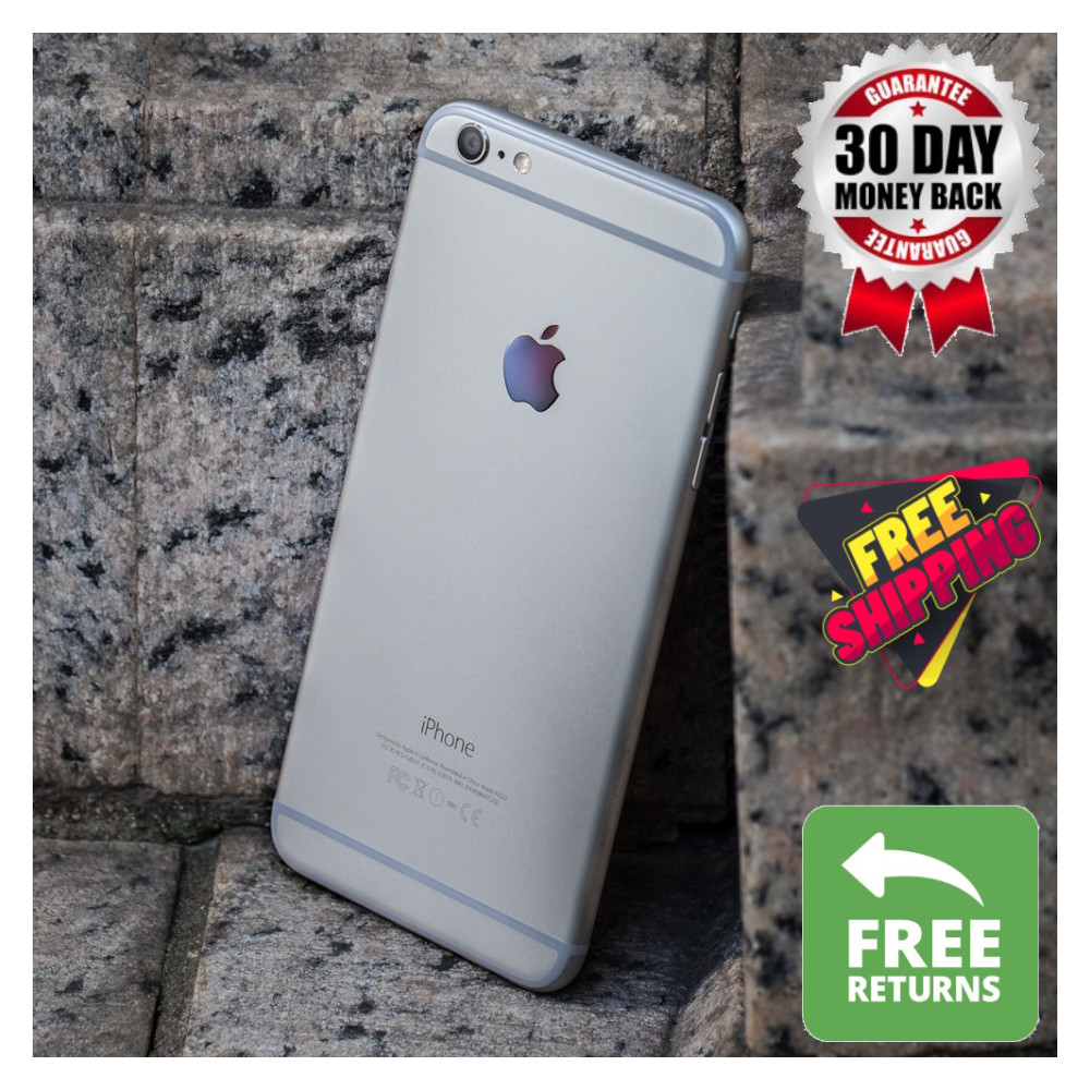 Apple iPhone 6 Plus Gray -64GB 16GB- Unlocked Verizon Straight Talk Tmobile 4G