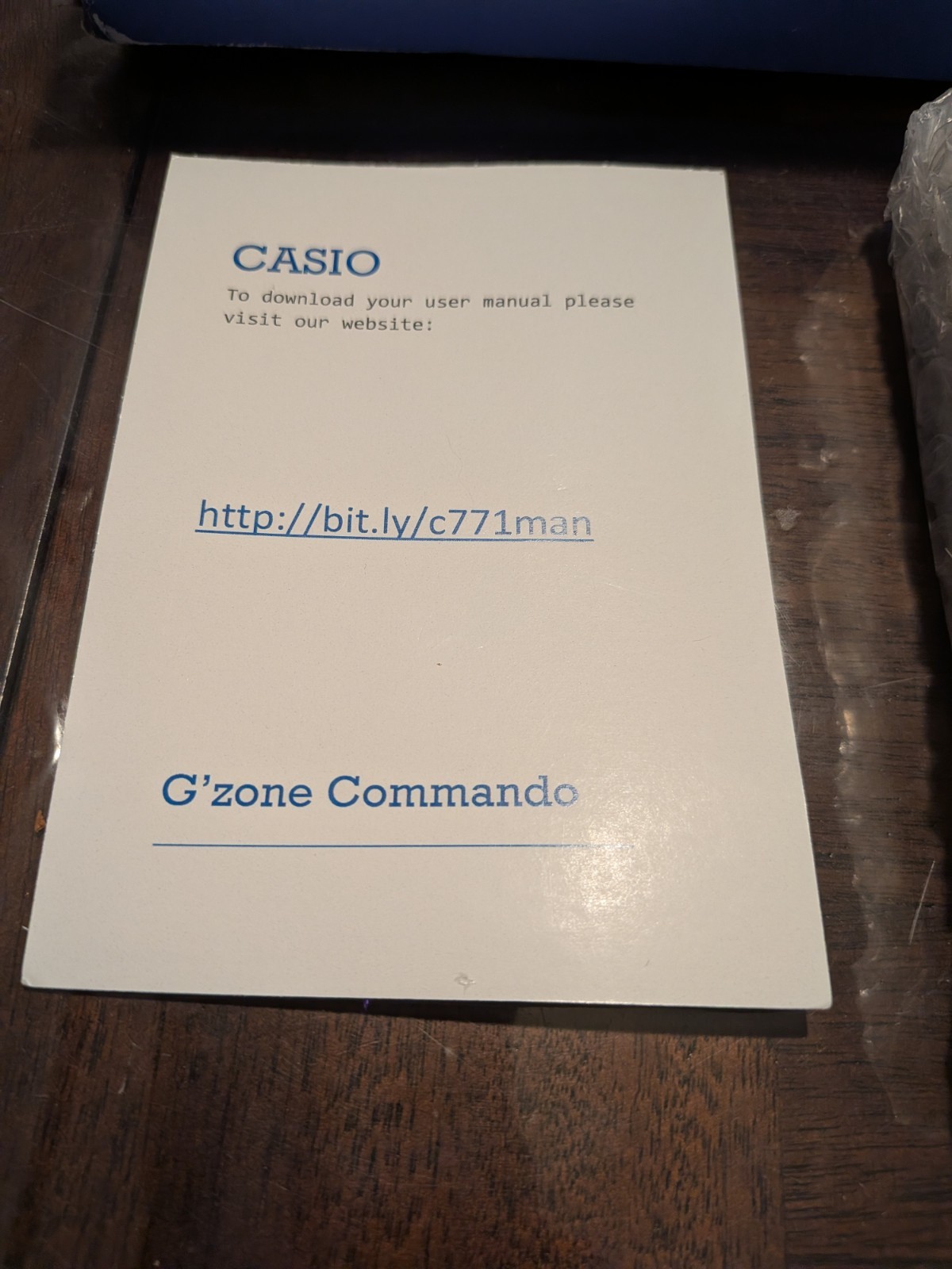 Casio GZ One Commando C771 1GB (Verizon) *NEW*