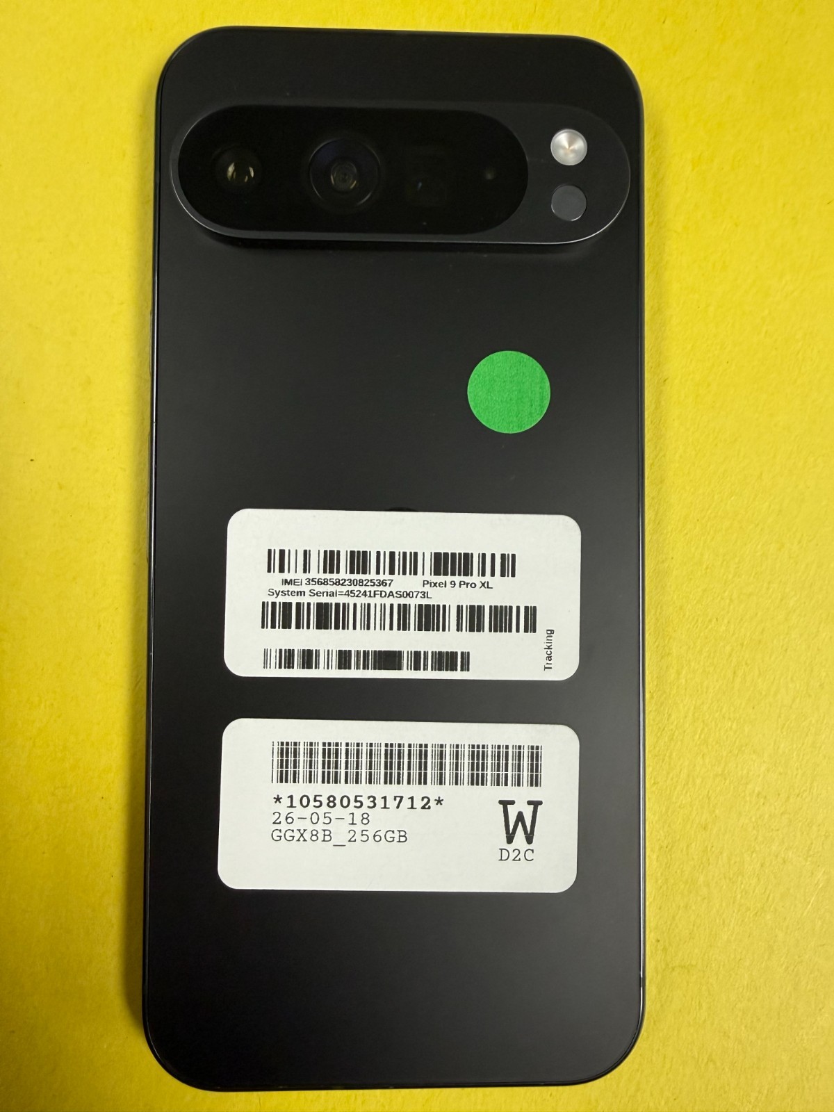 Google Pixel 9 Pro XL – 256GB – Obsidian Black (Verizon) – Excellent Condition