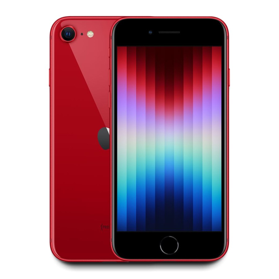 Apple iPhone SE 3 64GB Unlocked 4.7″ – (Red) A2595 w/1 Year Warranty