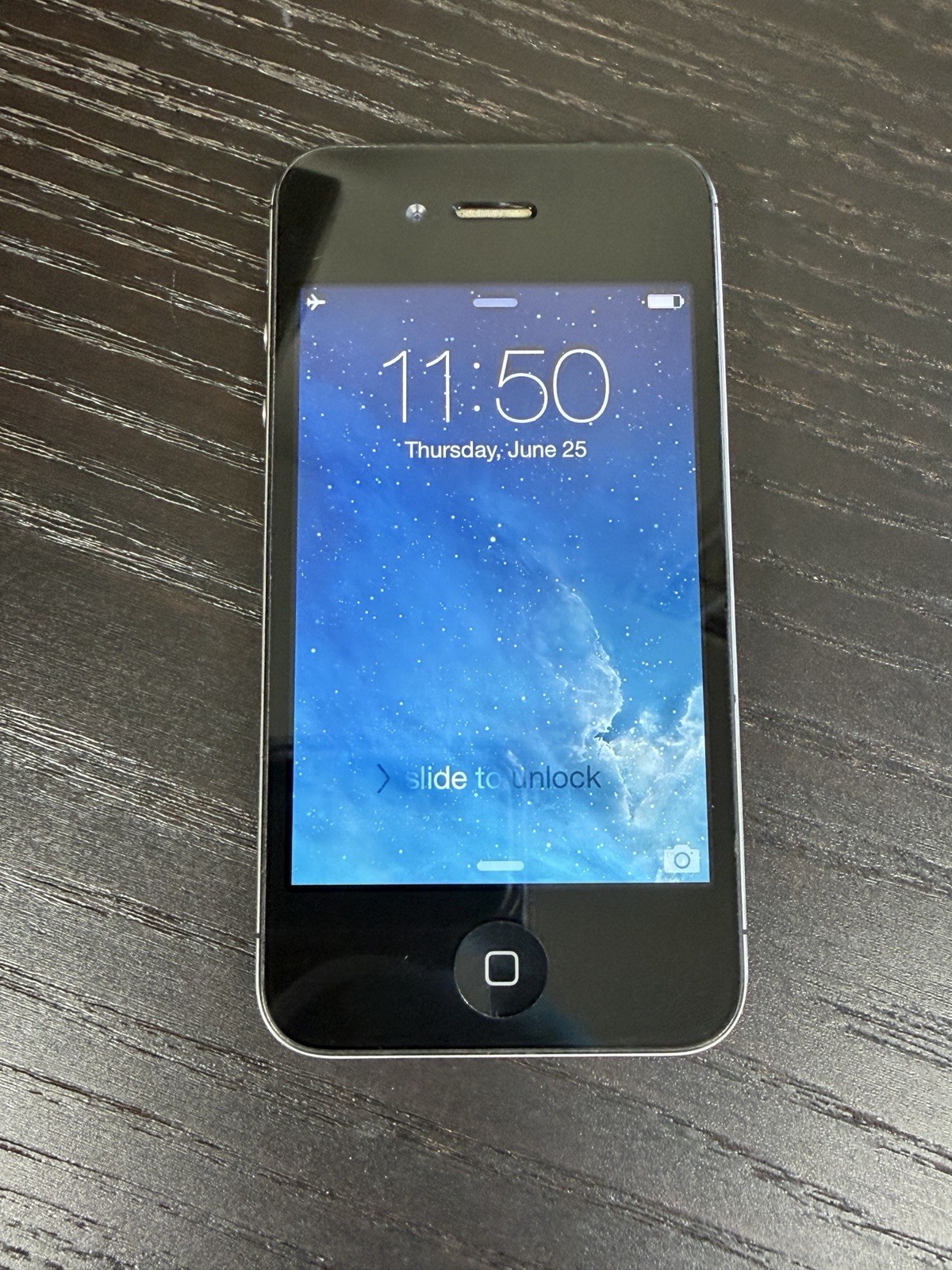 Apple iPhone 4 16GB Black A1349 Verizon iOS 7.1.2 GRADE C FULLY FUNCTIONAL