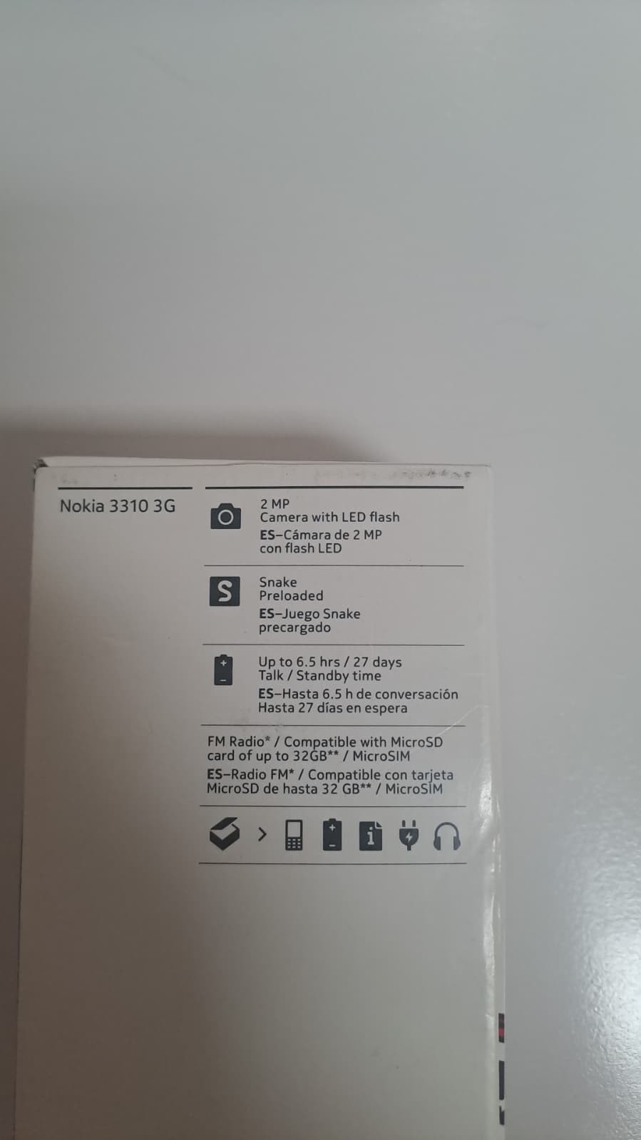 Nokia 3310 3G – TA-1036 2MP Charcoal (Unlocked) Cellular Phone