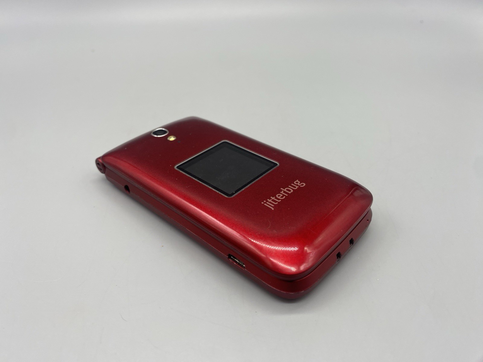 GreatCall Jitterbug Flip Easy-to-Use Cell Phone – RED – Read W/ Box