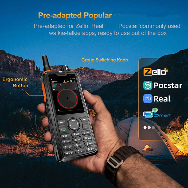 4G LTE Android Rugged Phone Keyboard Waterproof Wireless Microphone UNIWA F41