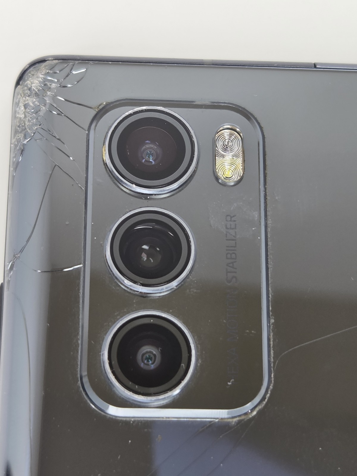 LG Wing LM-F100TM FOR PARTS ONLY (Cracked/Damaged Screen) LOCKED