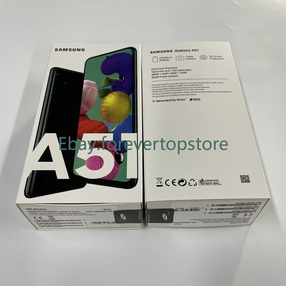 Samsung Galaxy A51 SM-A515U 128GB+4GB 48MP Unlocked Smartphone-New Unopened