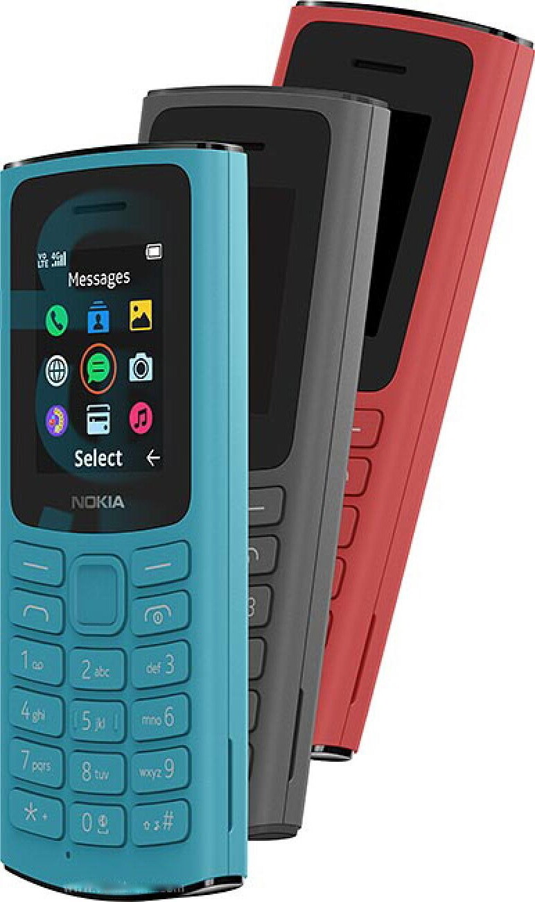 Nokia 105 4G (2021) Dual SIM 48MB 128MB RAM 1.8″ FM radio Keyboard Phone