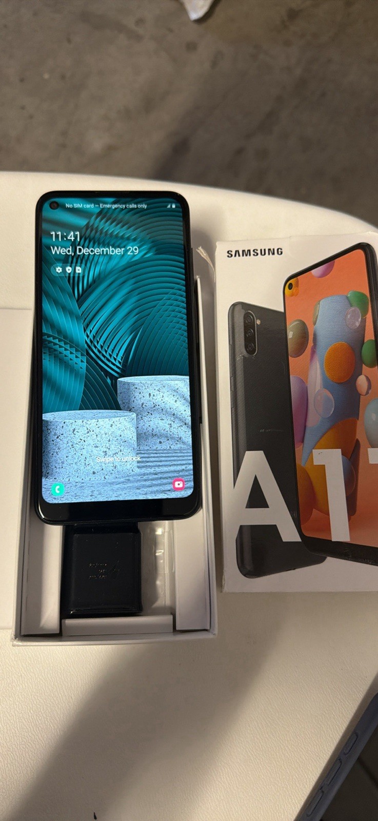 Samsung Galaxy A11 Smartphone – Black (Bar Style) with Original Box Included