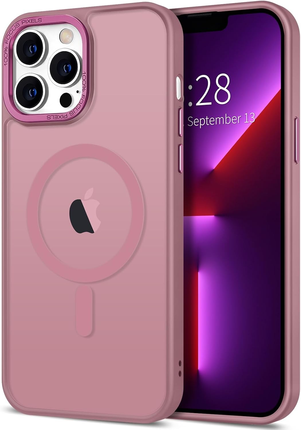 Case for iPhone 13 Pro Case Magnetic Translucent Matte Phone Cases 6.1″ Slim Fit