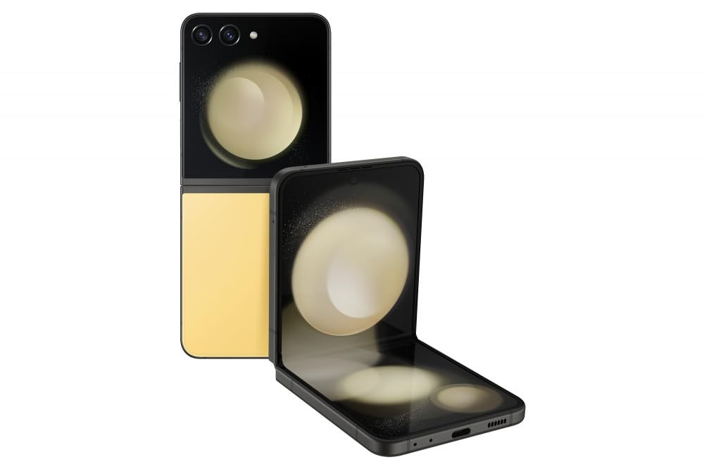 Unlocked Samsung Galaxy Z Flip5 5G – 512GB – Yellow – SM-F731UZYEXAA