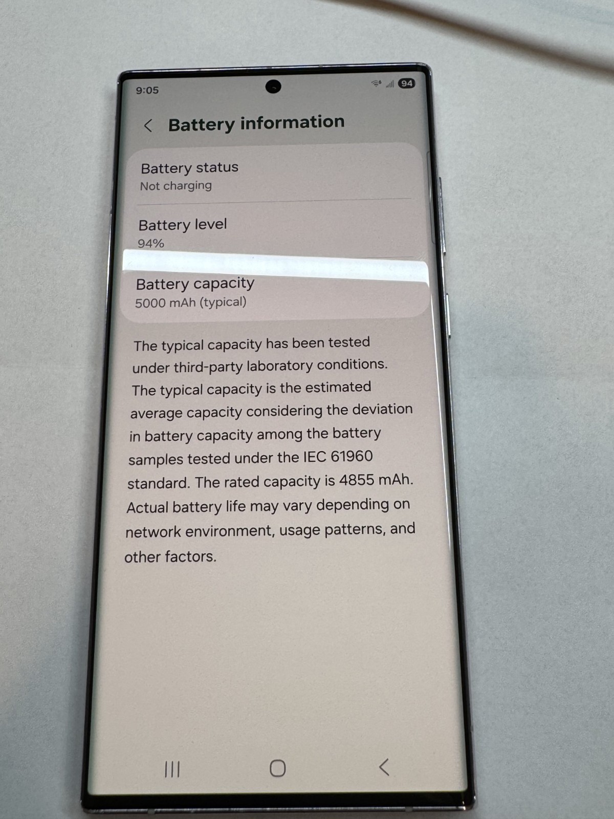 Samsung Galaxy S22 Ultra 128GB Phantom White US Unlocked version SM-S908U1