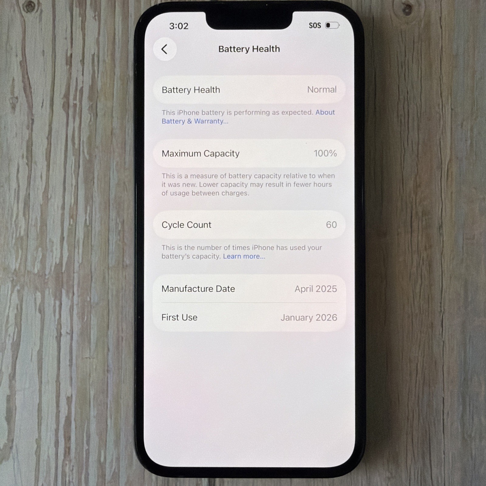 iPhone 16e 128gb ATT, Cricket Only 100% Battery health
