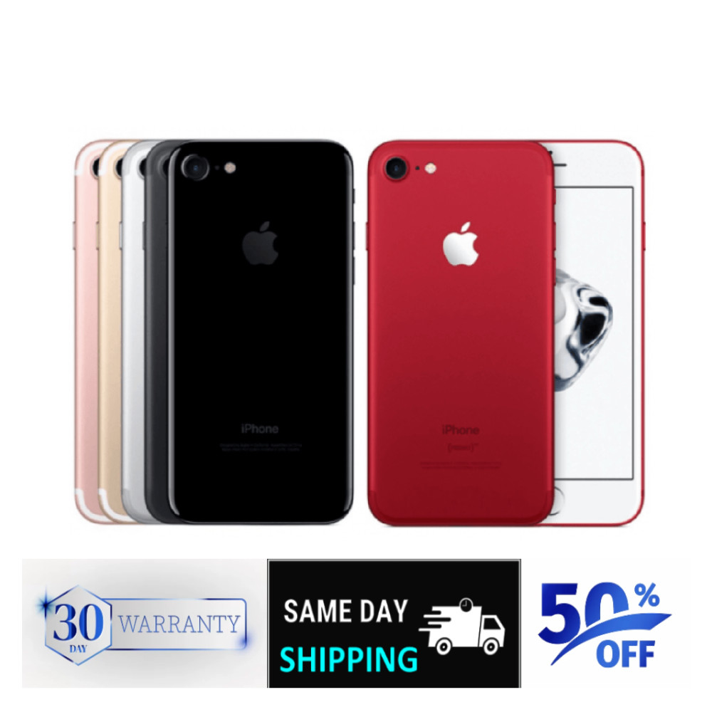 Apple iPhone 7 32GB/128GB – Rose Gold, Black, Red – Unlocked Smartphone
