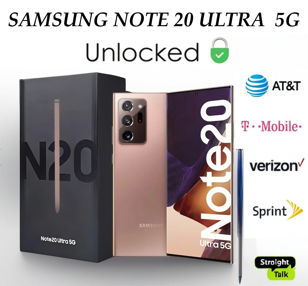 NEW SEALED * Samsung Galaxy NOTE 20 Ultra 5G SM-N986U1 128GB Unlocked GSM+CDMA
