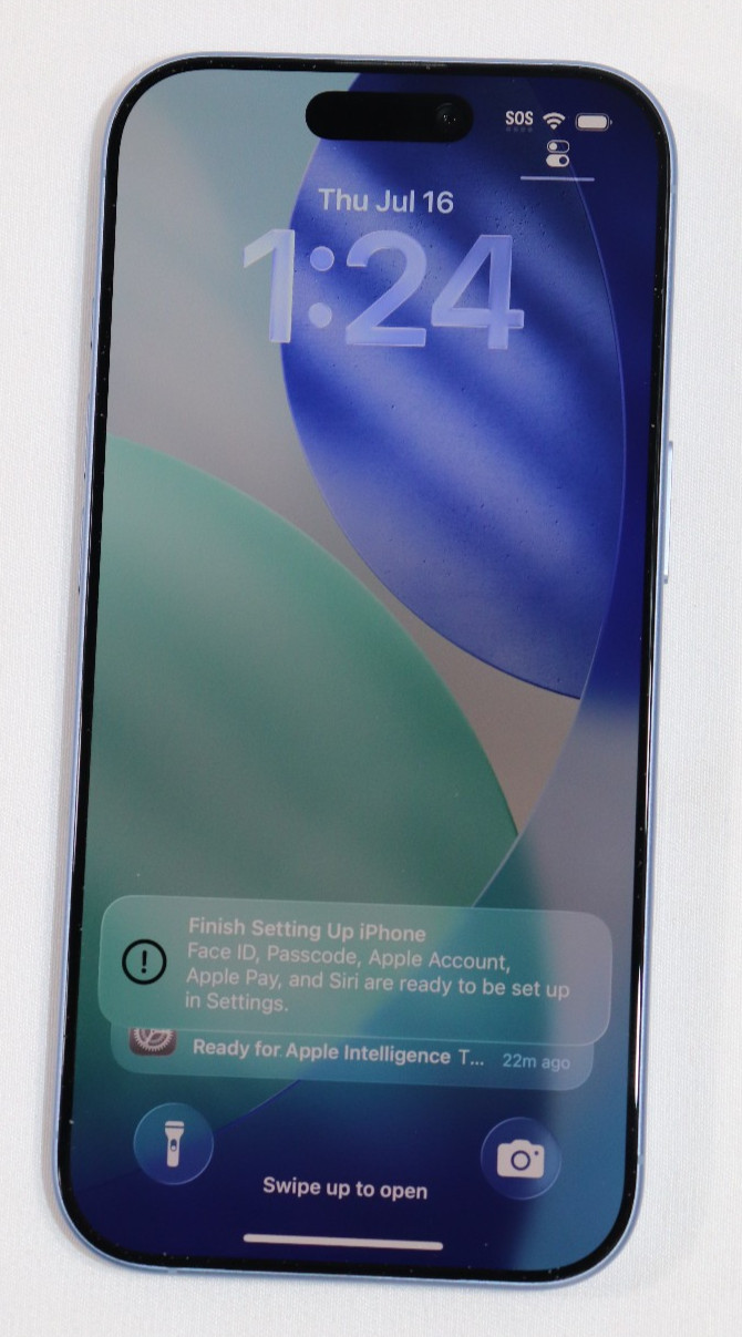 Apple iPhone 17 A3258 MG484LL/A 256GB Mist Blue AS-IS FOR PARTS / REPAIR ONLY