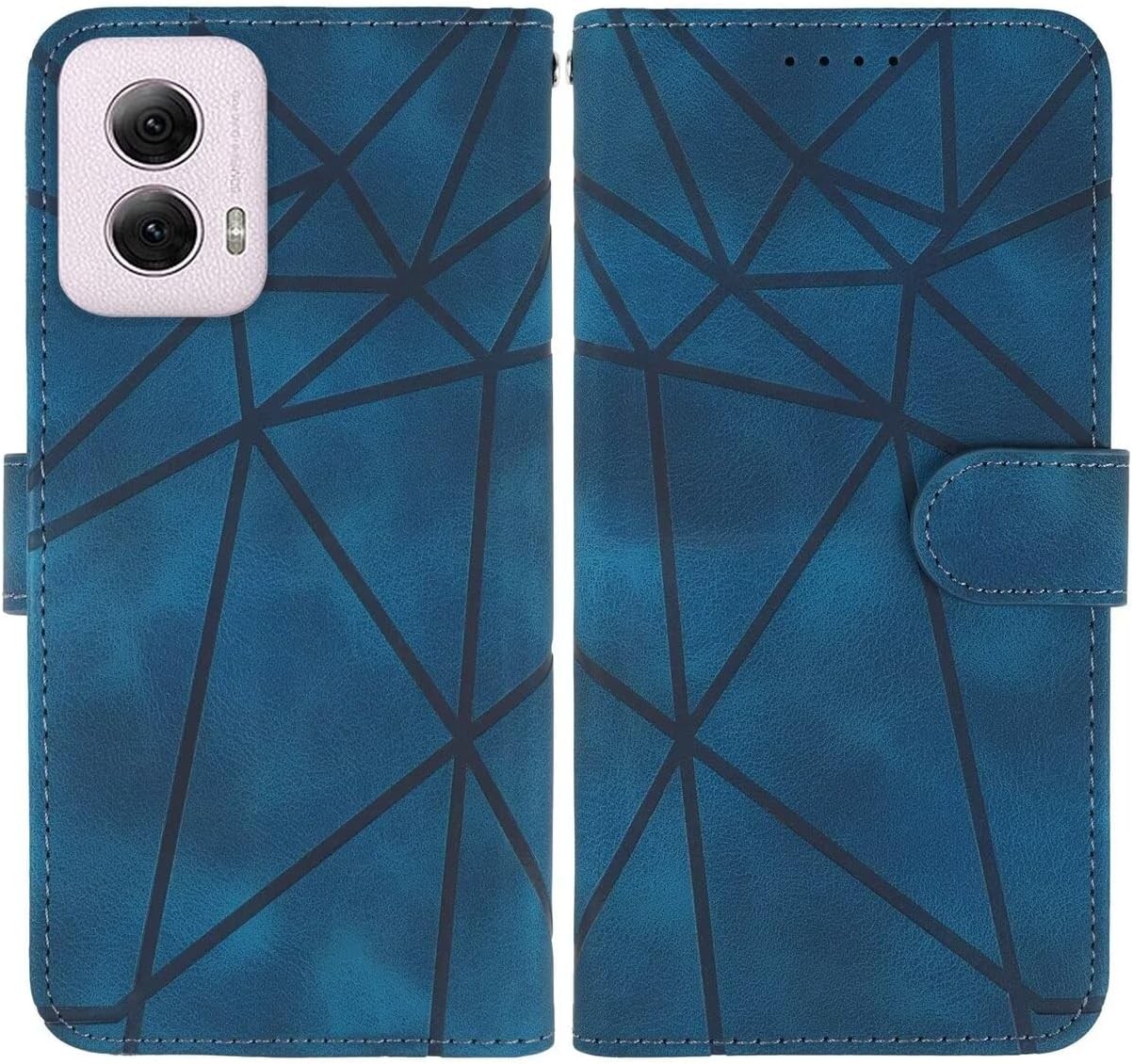 Case for Moto G Power 2024/Motorola G Power 2024 5G Wallet Case with Screen Prot