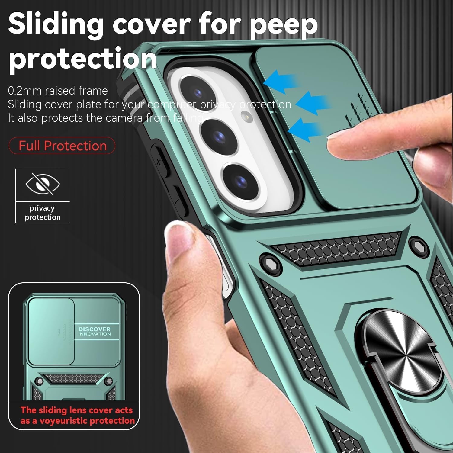 Samsung Galaxy A17 5G Phone Case, Heavy Duty Shockproof Full Body Protective Cas