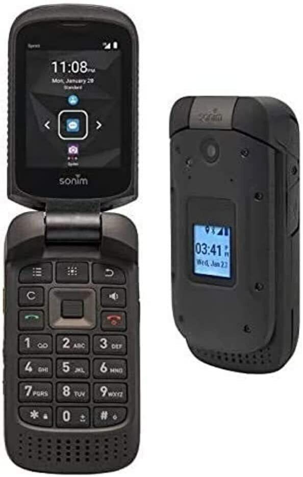 Sonim XP3 XP3800 VERIZON 4G LTE 8GB Rugged Camera Flip Phone Open Box
