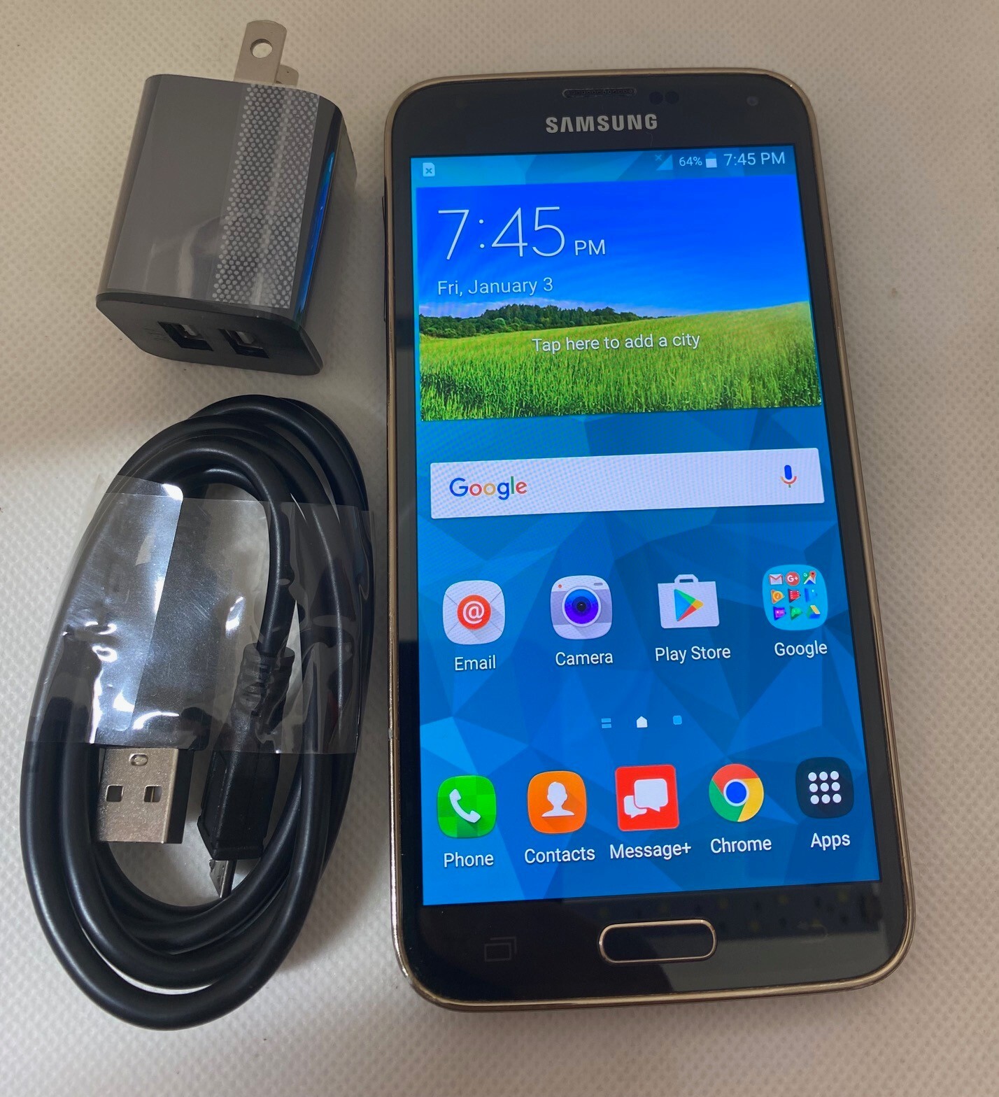 Samsung Galaxy S5 SM-G900T T-Mobile Only 16GB Copper -Used