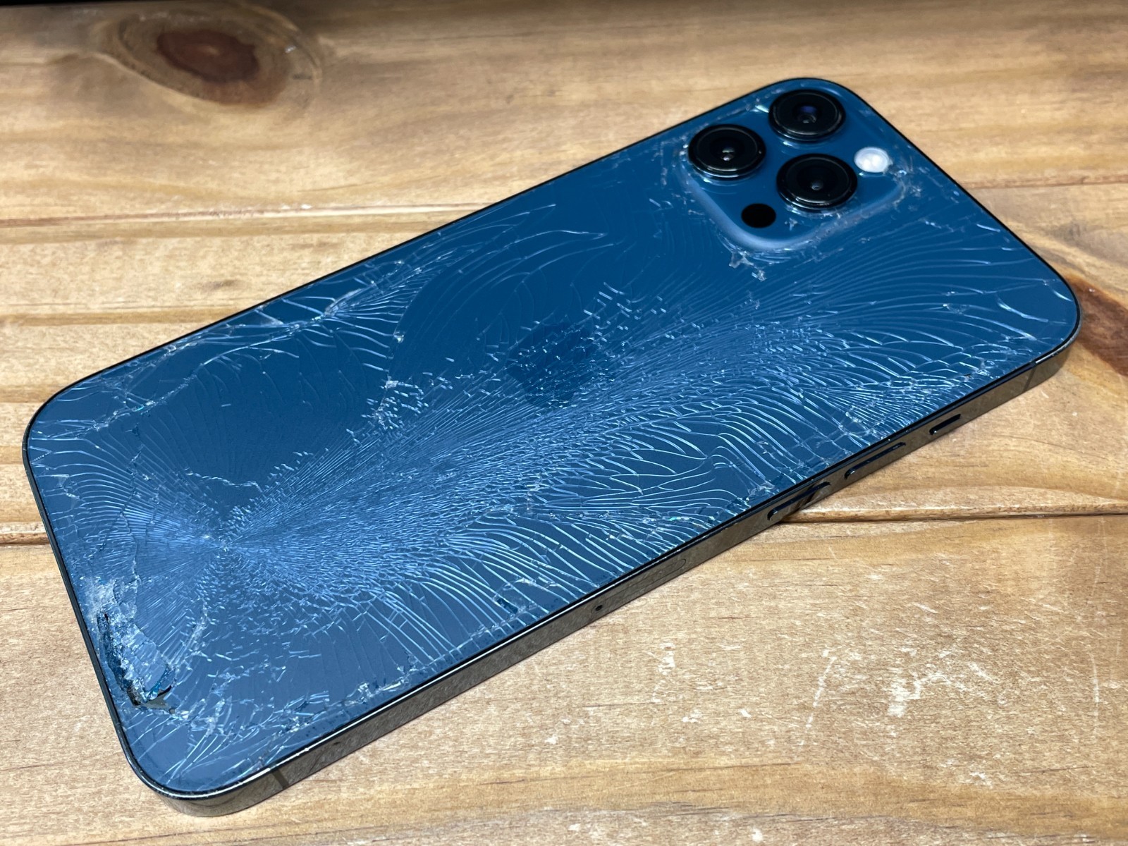 Apple iPhone 12 Pro Max – 256 GB – Blue (Factory Unlocked) A2342 – Read Desc.