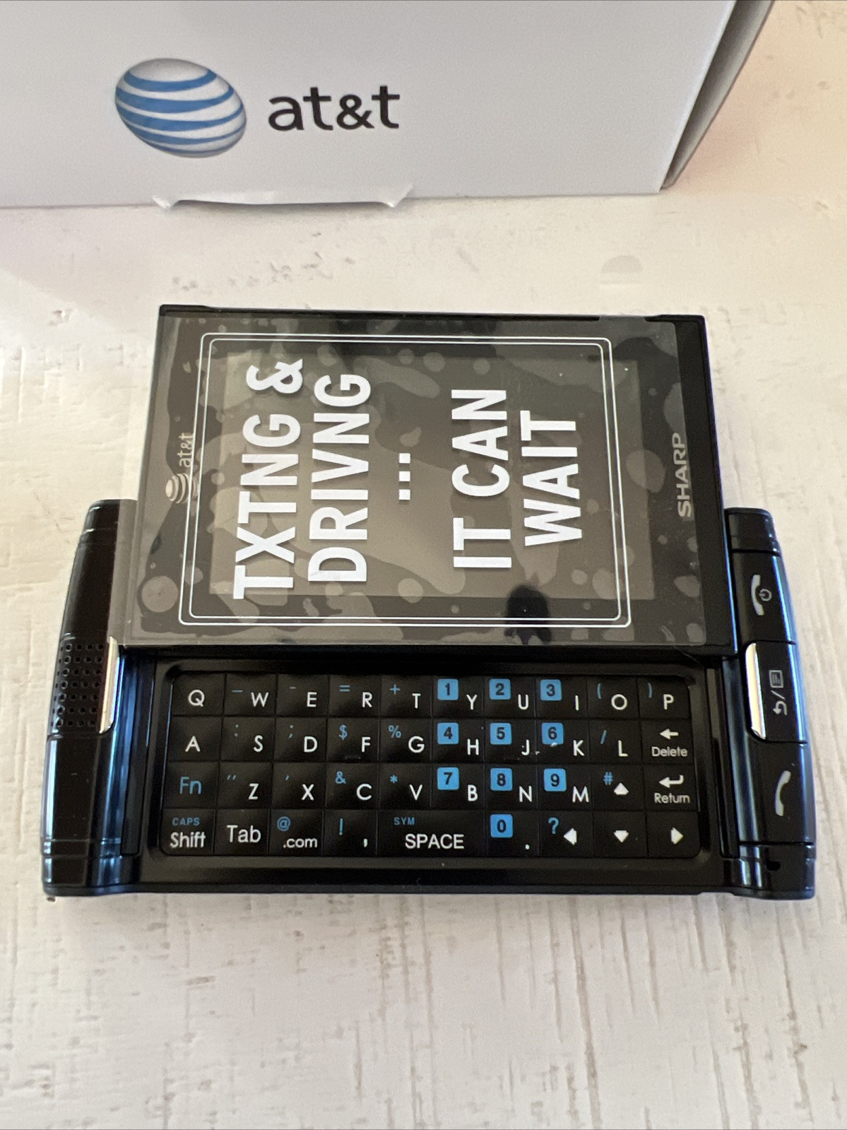 SHARP STX-2 (AT&T) Smartphone Black 3G – Tested – Works!