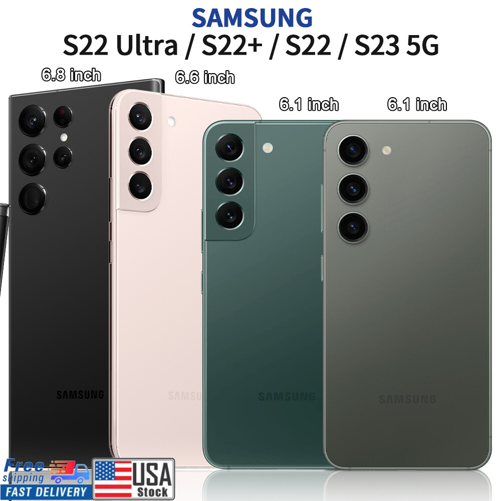 ❗NEW Samsung Galaxy S23 Ultra /S22 Ultra /S22+/S22 5G SM-S918U SM-S908U Unlocked