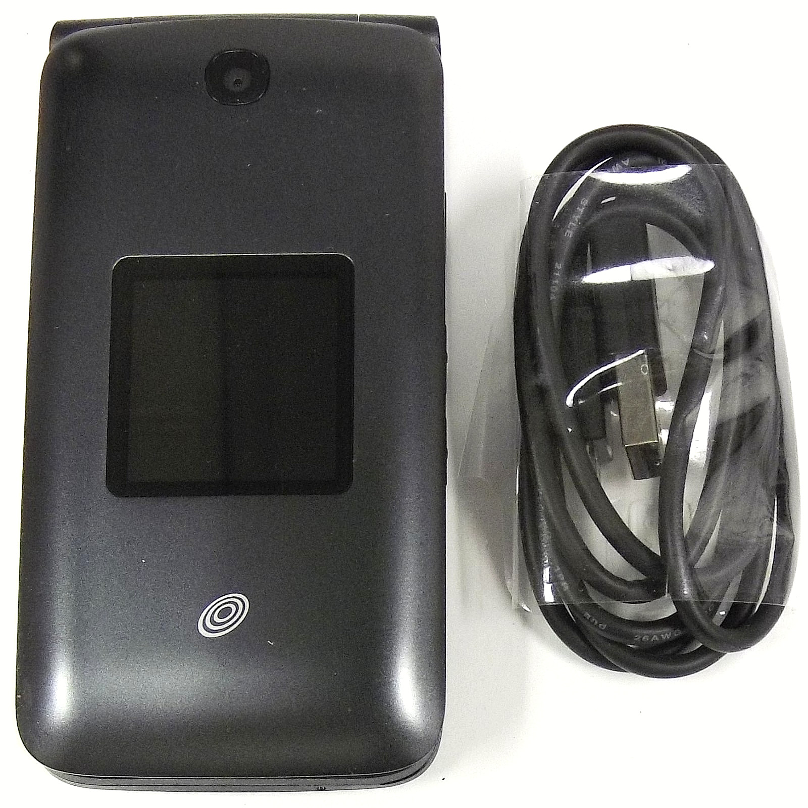 Alcatel MyFlip A405DL – Gray ( Tracfone ) 4G LTE Flip Smartphone – Bundled