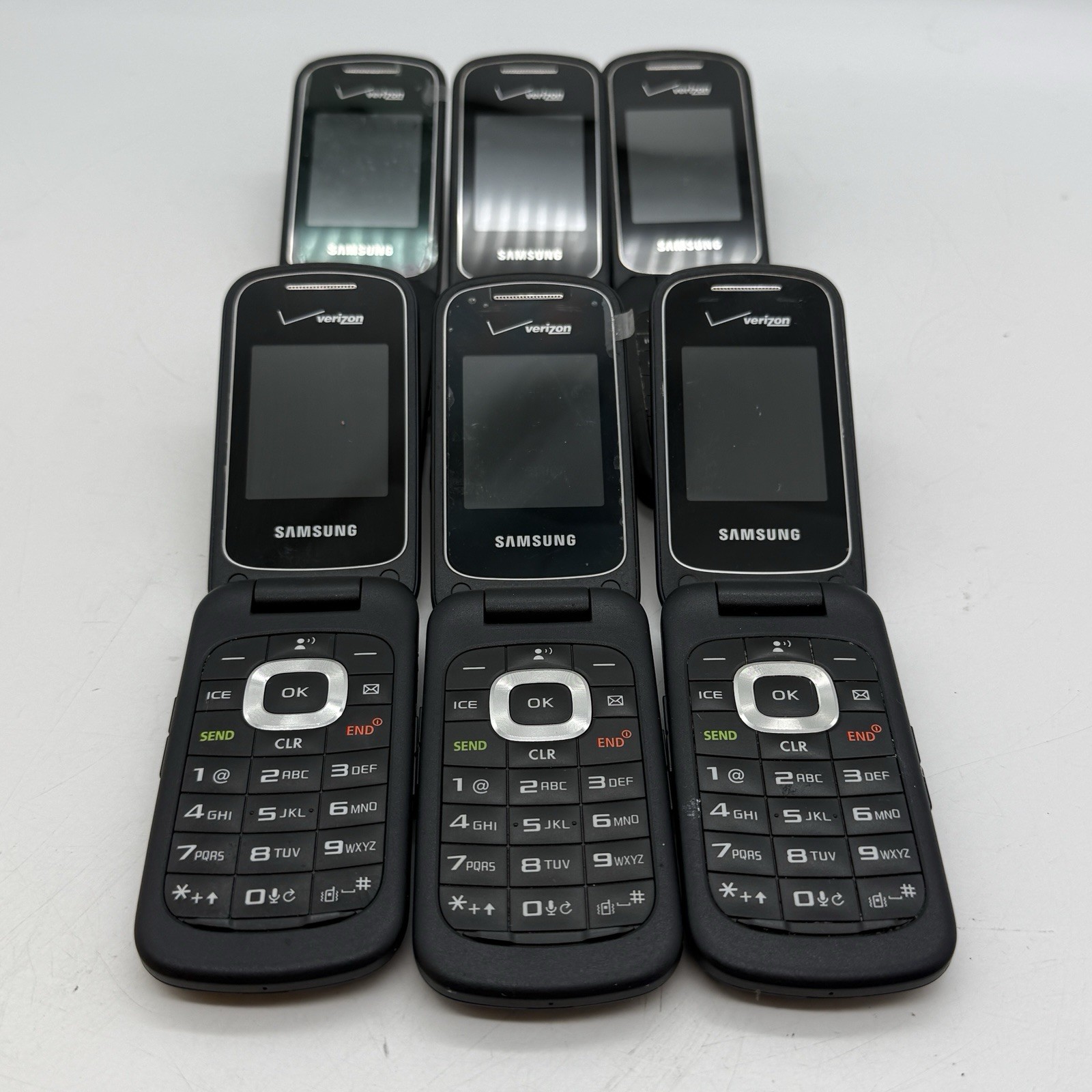 LOT OF 6 Samsung Gusto 3 Verizon In Good Condition – B8:18