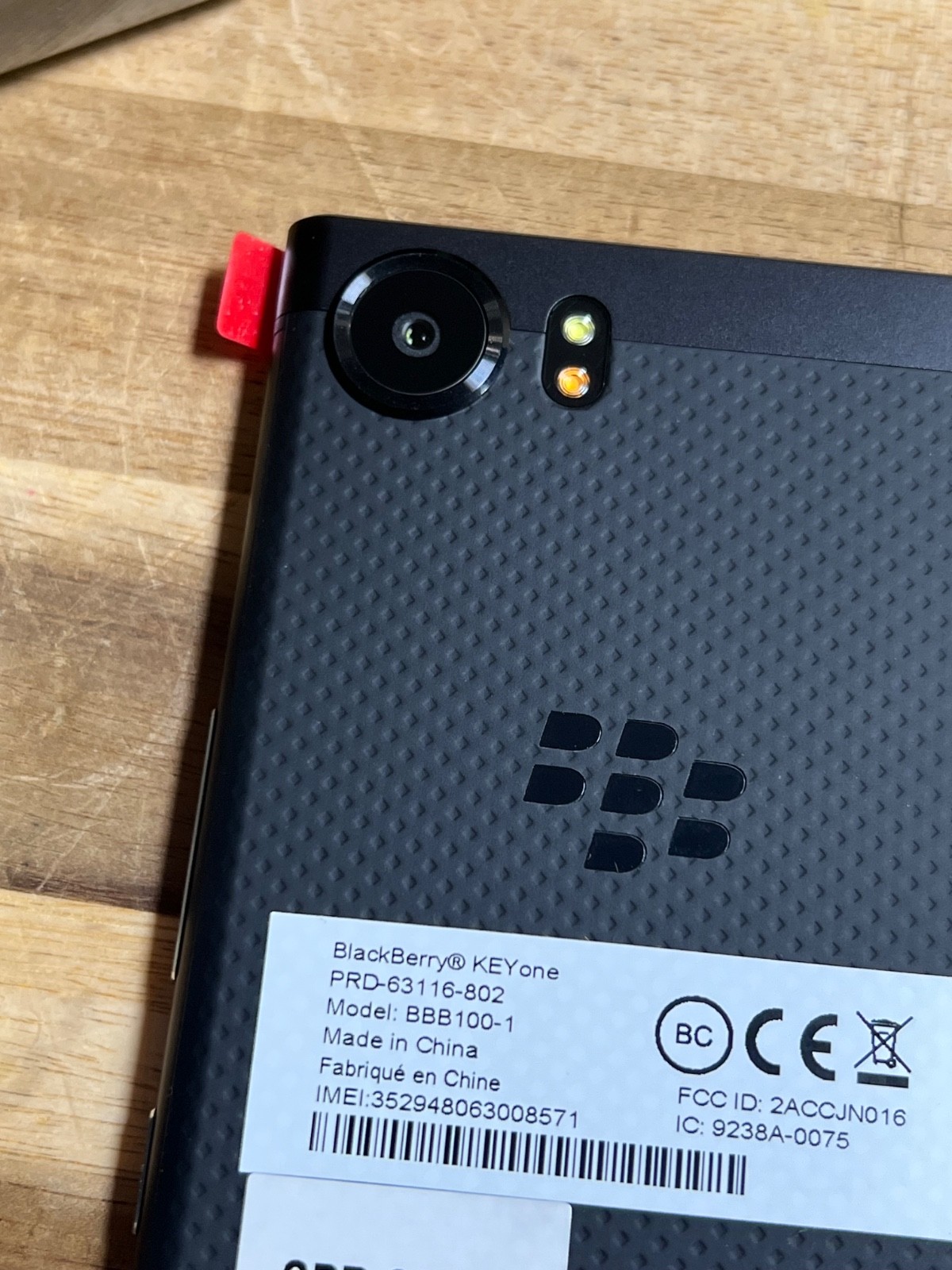 BlackBerry Keyone BBB100-1 32GB – RARE DEVELOPER PROTOTYPE!