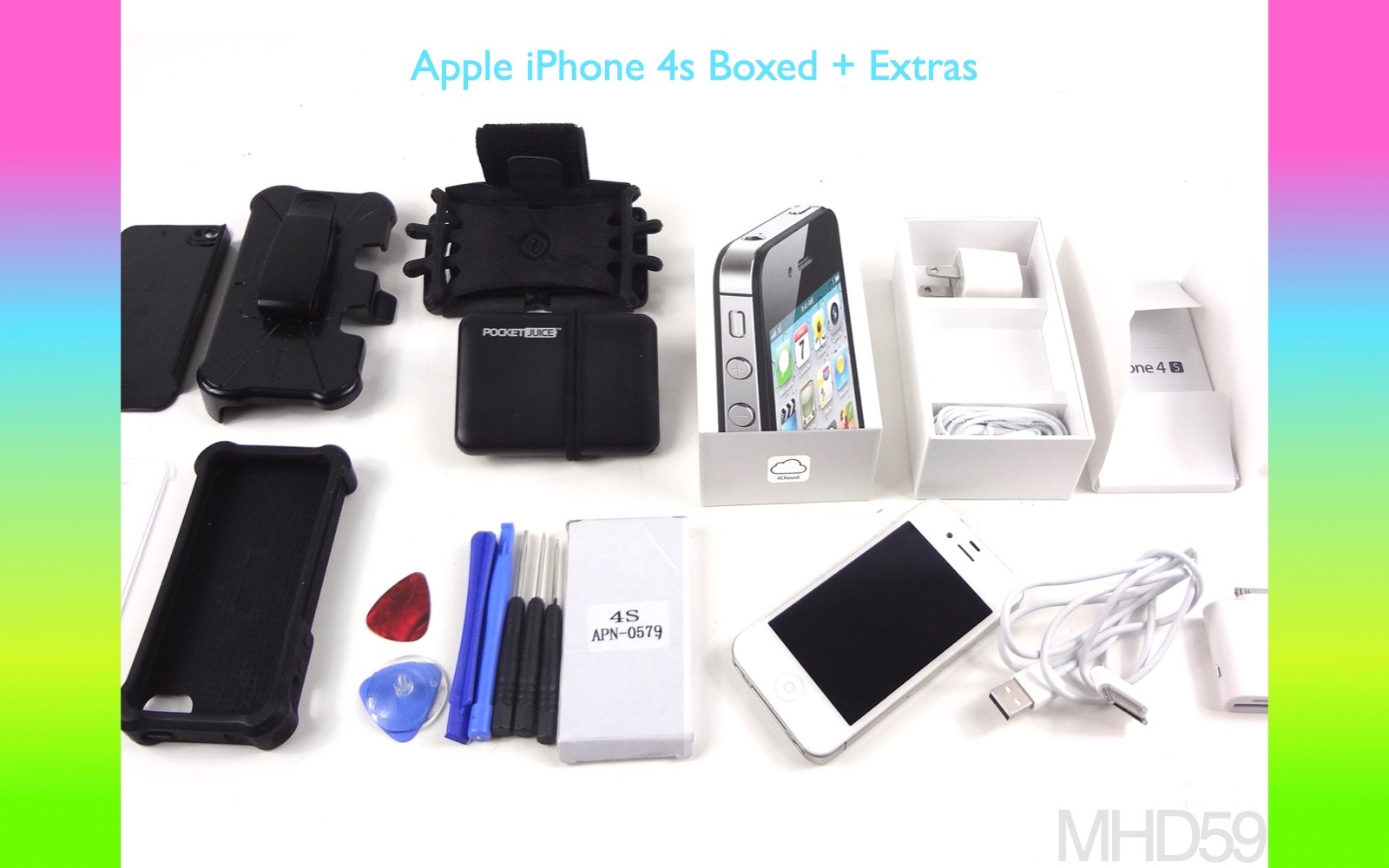 Apple iPhone 4 . A1332 3G GSM (Rare 8GB) A1332 WORK GREAT + COLLECTIBLE VINTAGE