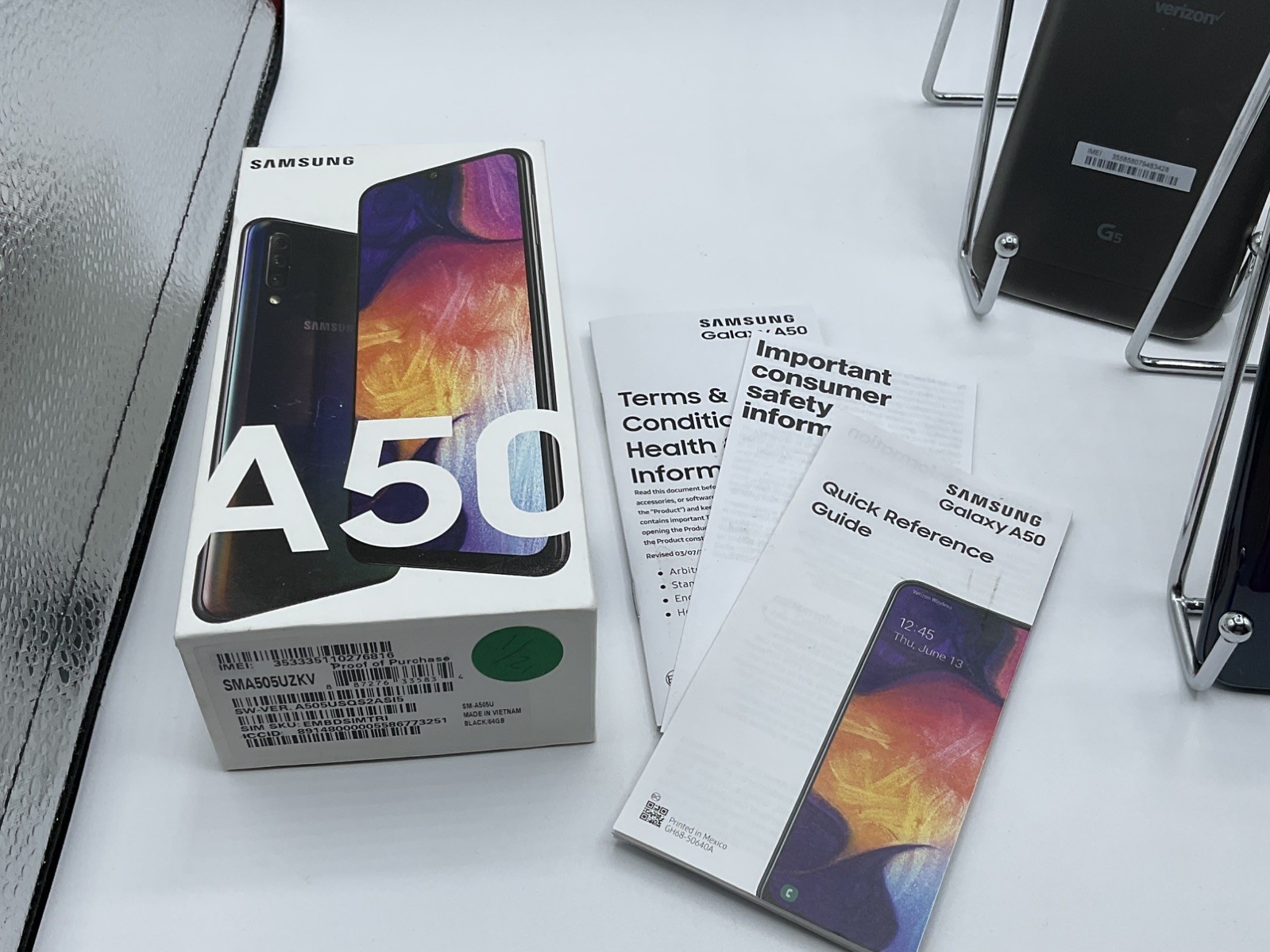 3~Smartphones~Samsung Galaxy A50~LG G5~NUU X6 Plus~Unlocked~GOOD CONDITION~