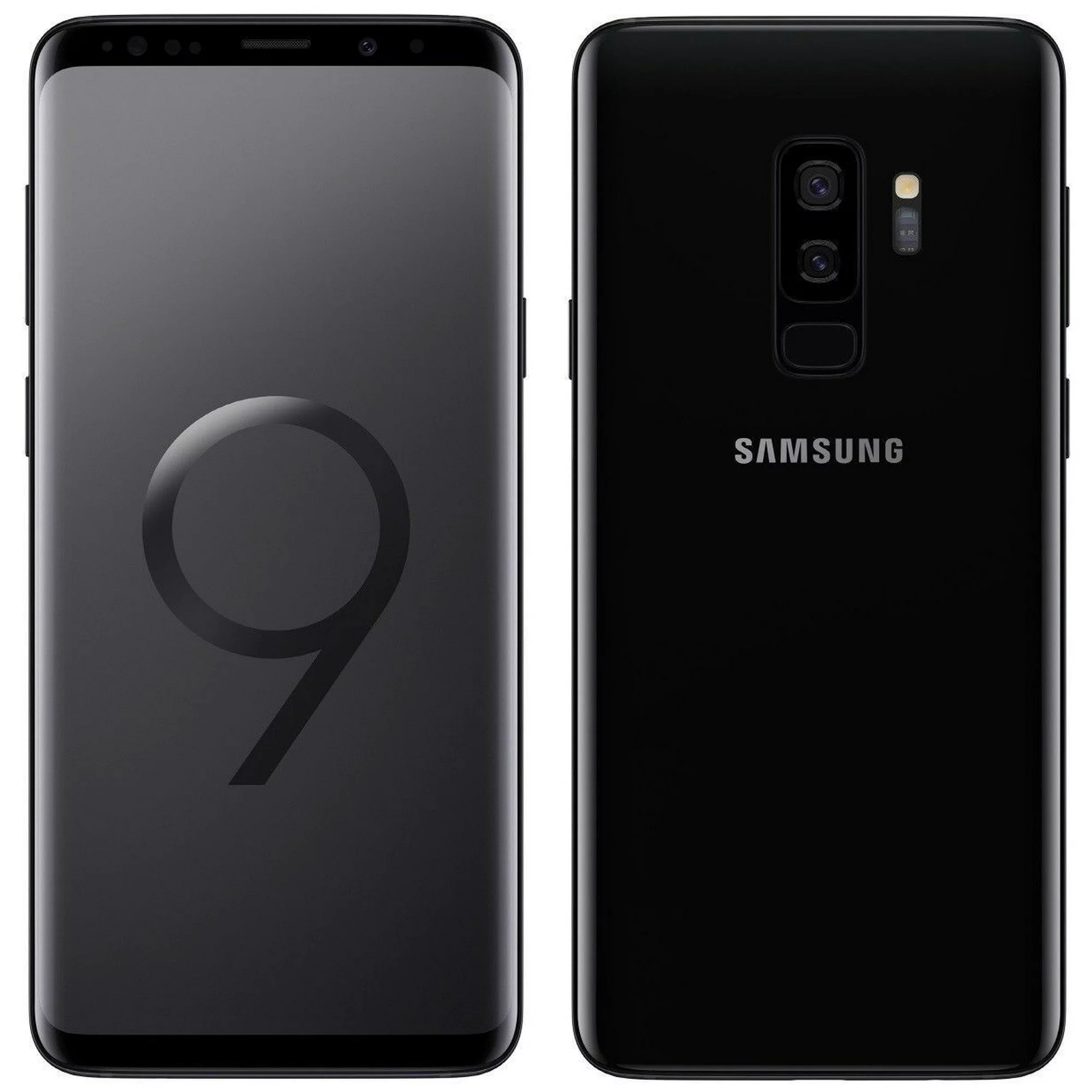 Samsung Galaxy S9 SM-G960U1 Unlocked 64GB Midnight Black C Heavy Burn