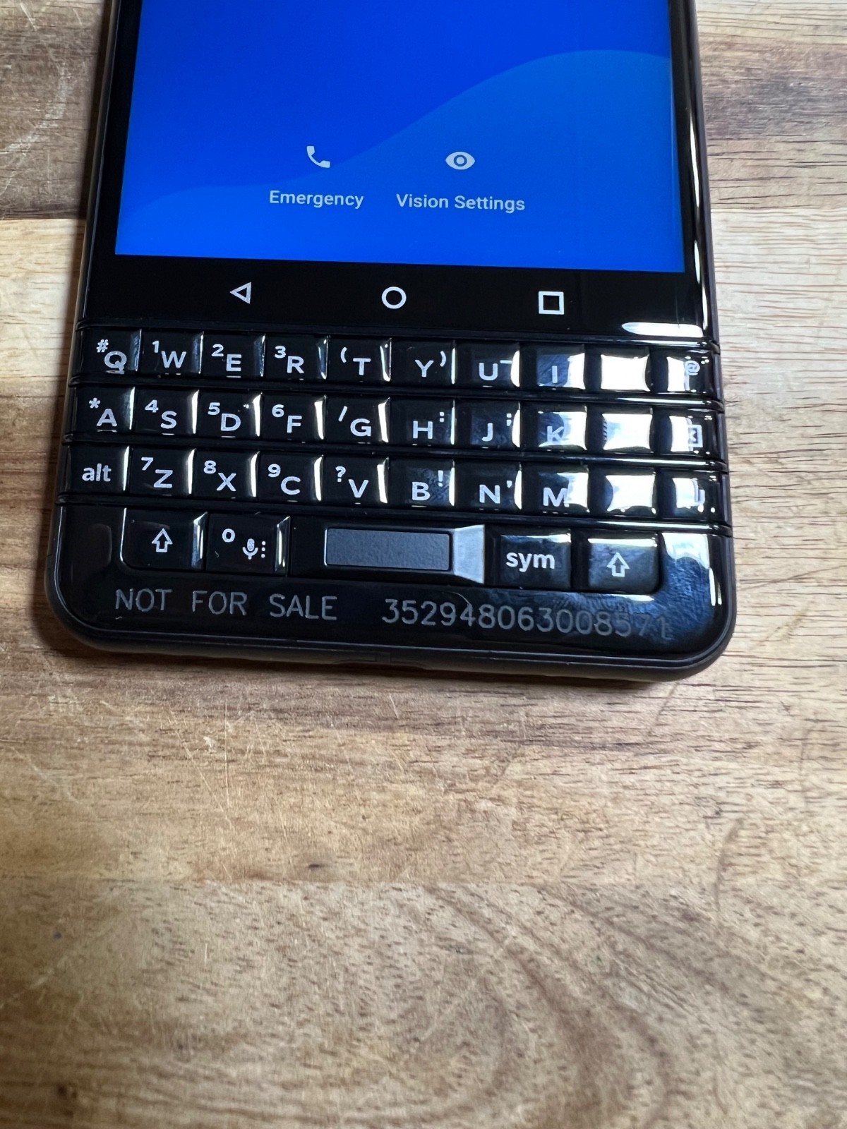 BlackBerry Keyone BBB100-1 32GB – RARE DEVELOPER PROTOTYPE!