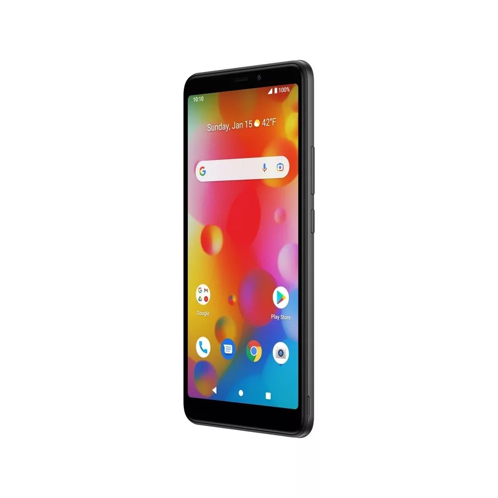 Boost Mobile Bounce 4G Prepaid Smartphone, 32GB Storage, 6″ HD+ Display, Black